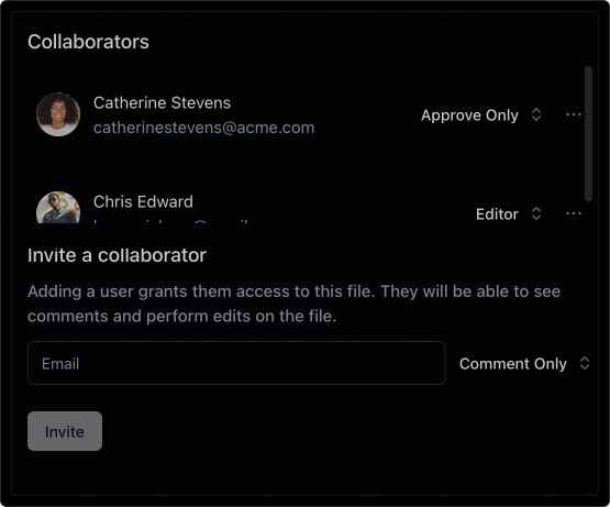 Invite Clients or Stakeholders